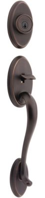 Shelburne Handleset - Deadbolt Keyed One Side (Exterior Only) - featuring SmartKey